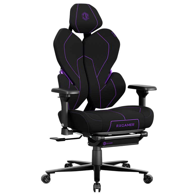 Diseño ergonómico con silla de juego cómoda y cómoda