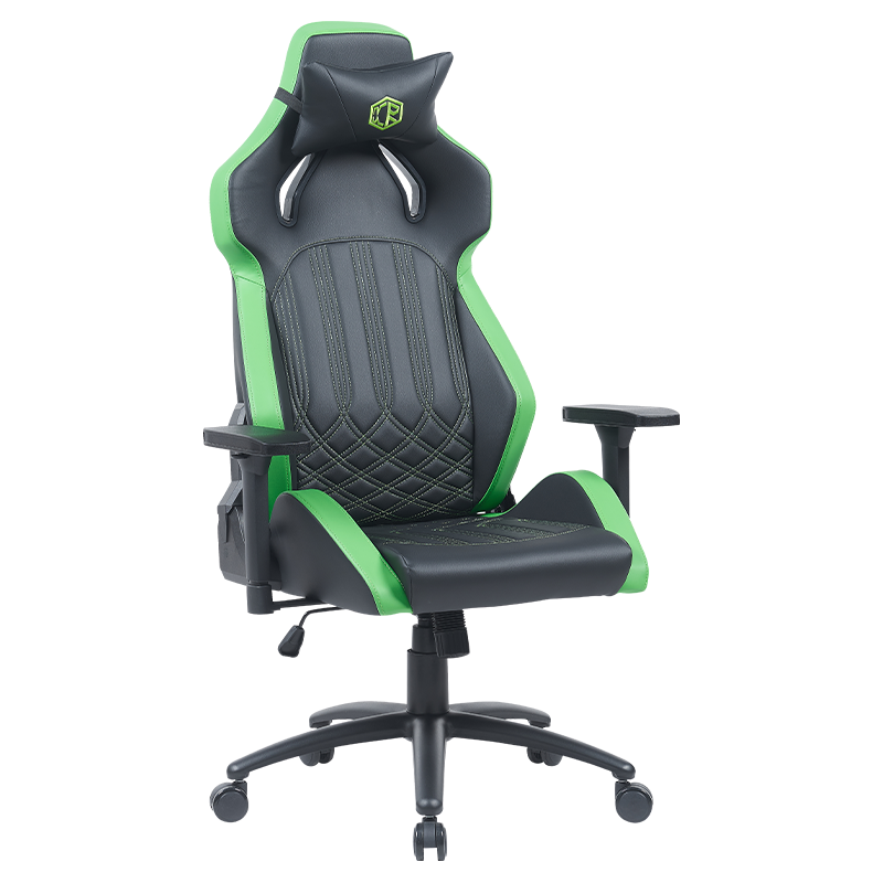 RXGAMER RX-2219 2D Apoyabrazos ajustables Ruedas de PU Silla para juegos de oficina