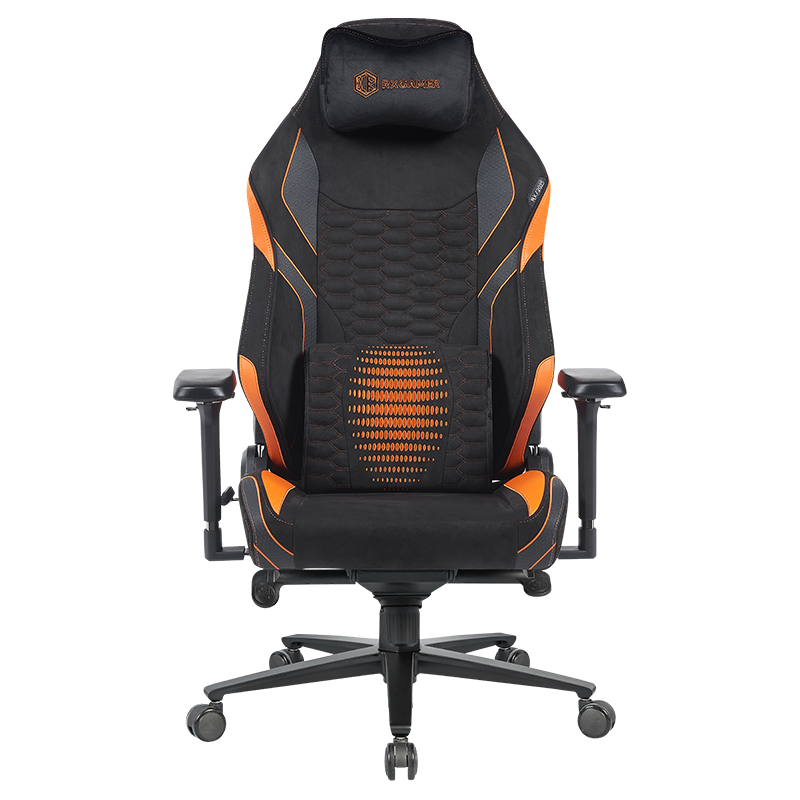RXGAMER RX-2227 4D Reposacabezas magnético ajustable Soporte lumbar Silla para juegos de oficina en casa
