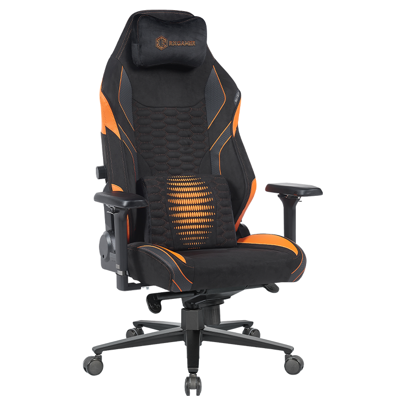 RXGAMER RX-2227 4D Reposacabezas magnético ajustable Soporte lumbar Silla para juegos de oficina en casa