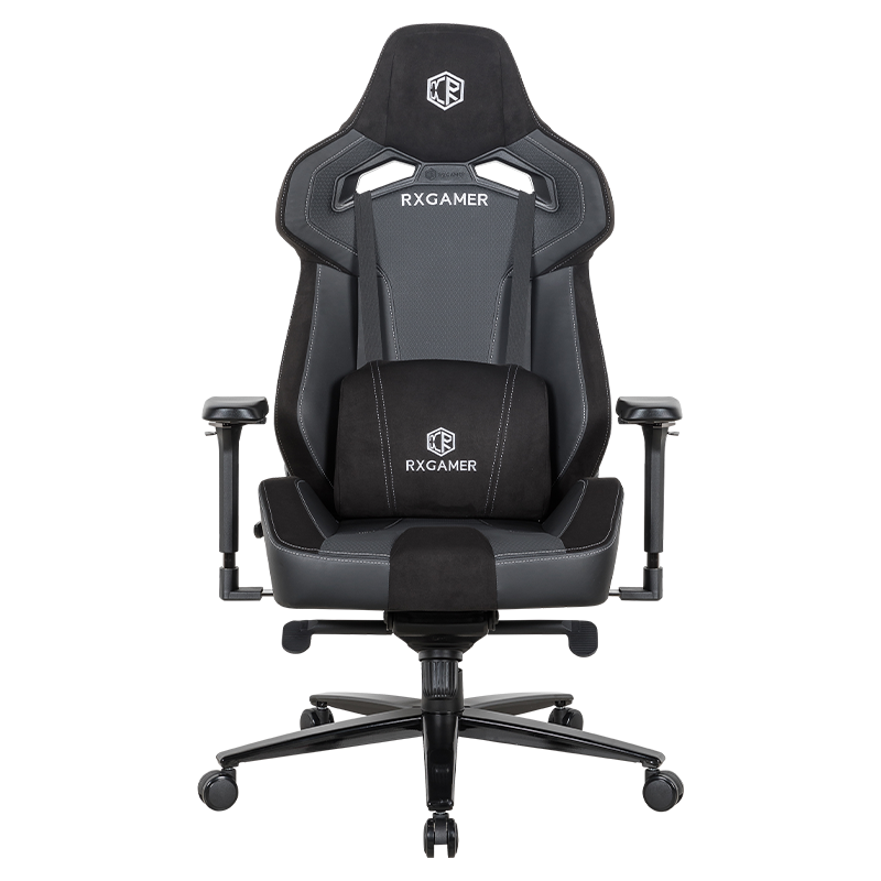 RXGAMER RX-2230 Obsidian Silla para juegos con reposabrazos ajustable y deslizamiento silencioso
