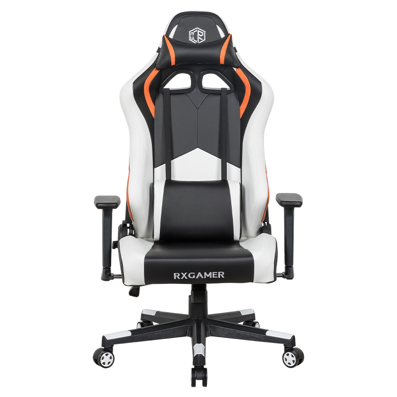 RXGAMER RX-2251 Silla ergonómica para juegos con ruedas de carreras silenciosas