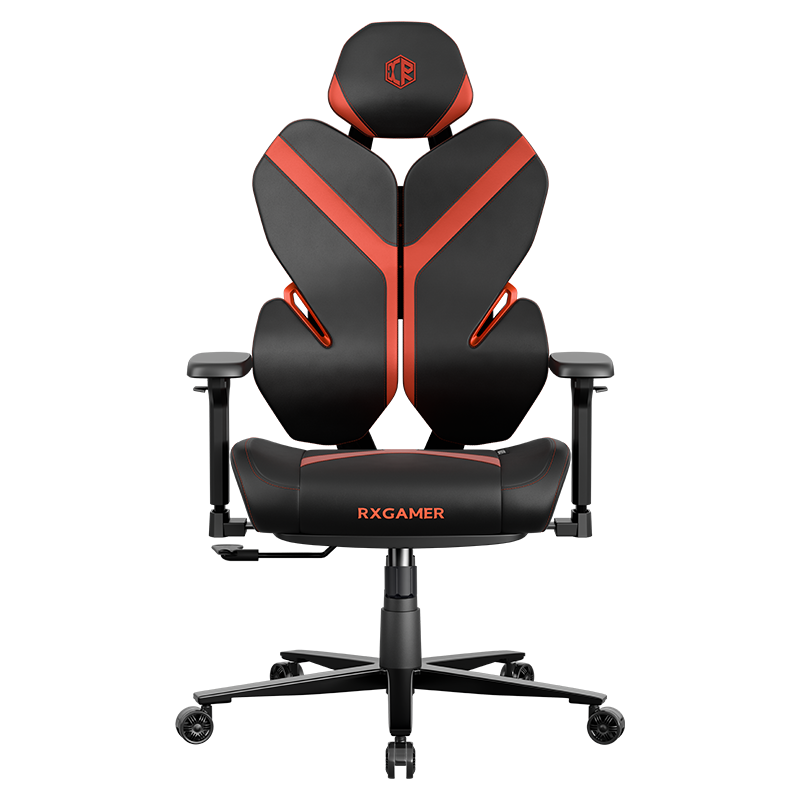 RXGAMER RX-K6-6302 Silla para juegos reclinable con reposabrazos ajustable 3D