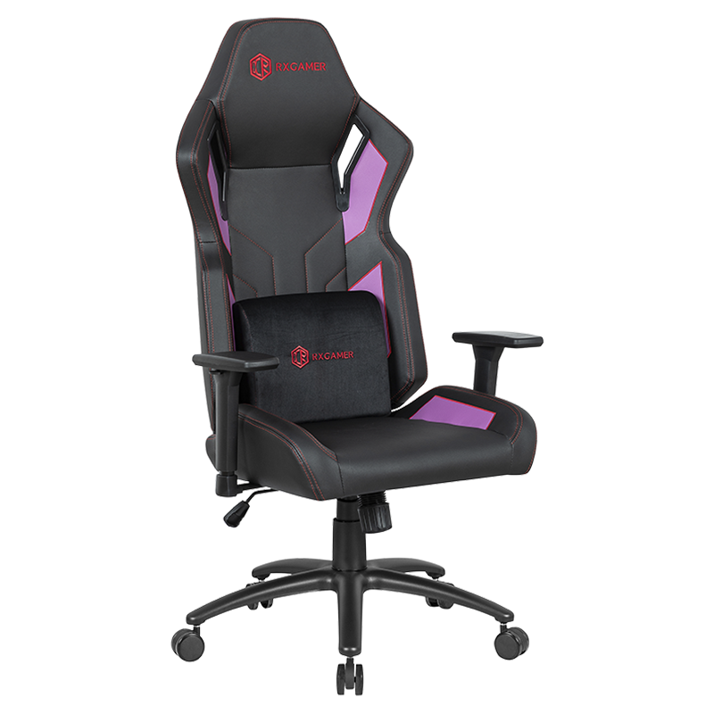 RXGAMER RX-2084-1 Silla para juegos totalmente ajustable con reposabrazos inclinados 3D