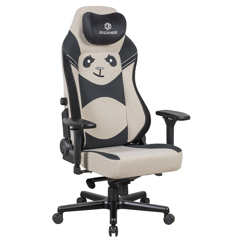 RXGAMER RX-2163 Kung Fu Panda Silla de juego inteligente ajustable en cuatro direcciones