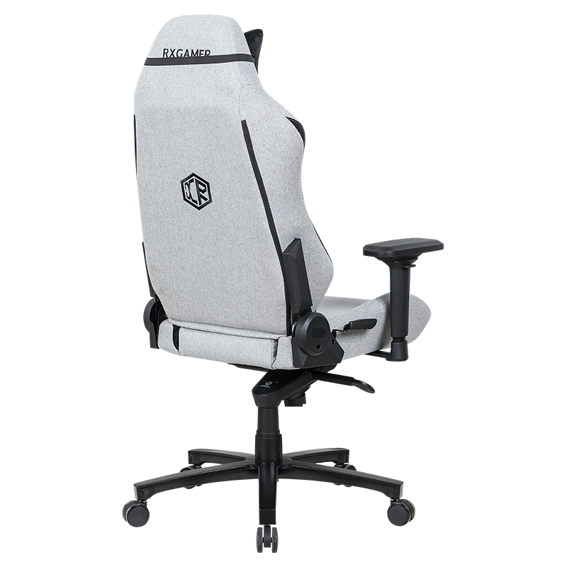 RXGAMER RX-2060-1 Silla de juego cómoda reclinable ajustable con reposabrazos 4D gris