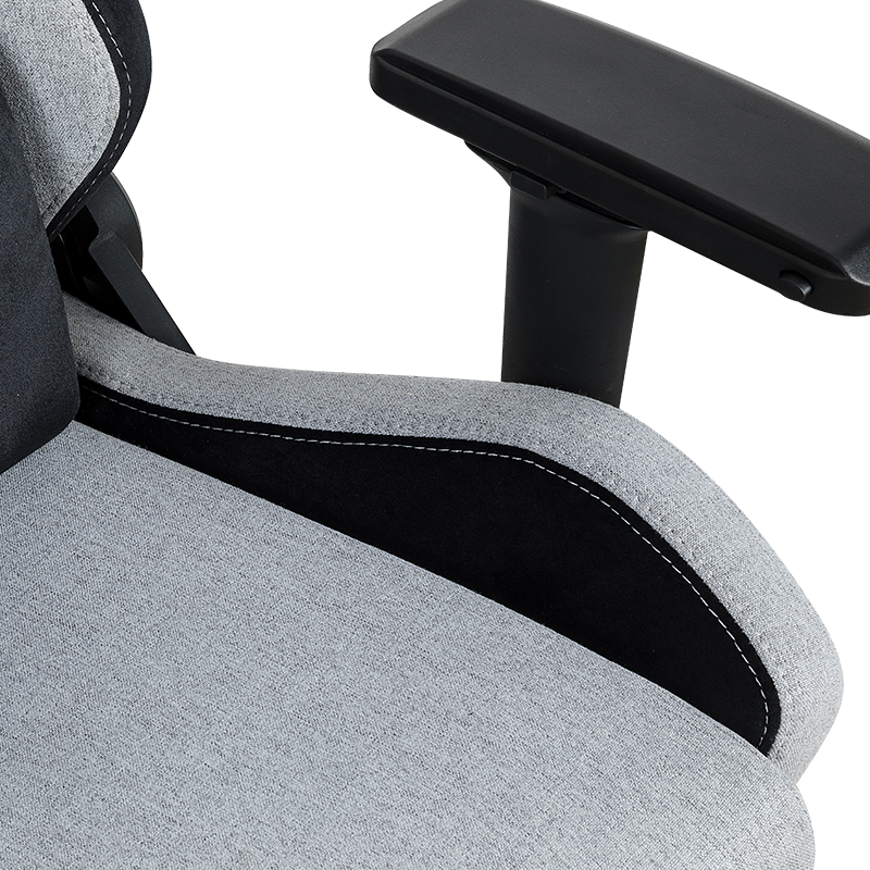 RXGAMER RX-2060-1 Silla de juego cómoda reclinable ajustable con reposabrazos 4D gris