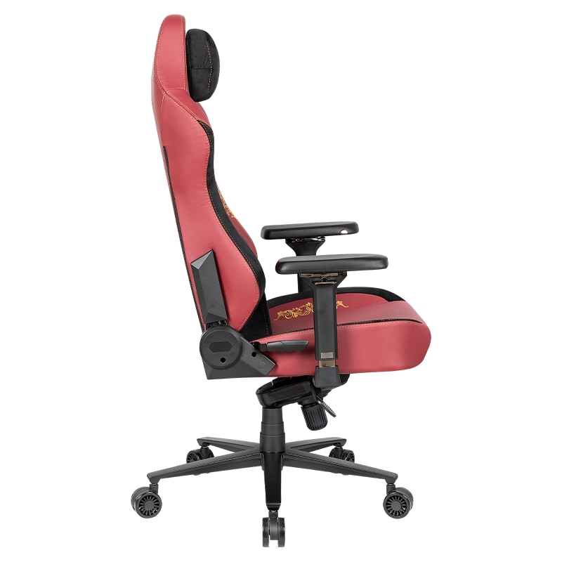 RXGAMER RX-2061 Silla de juego Unicornio con reposabrazos 4D de piel sintética color burdeos
