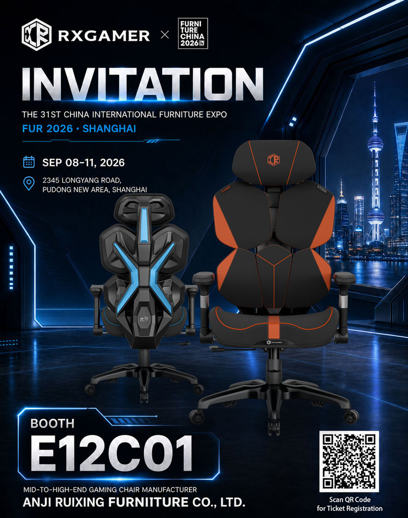 InfobelTaiwánTienda De MueblesAnji Ruixing FurnitureCo., Ltd. MOSTRAR SOLUCIONES INNOVADORAS PARA JUEGOS Y SILLAS DE OFICINA EN FURNITURE CHINA 2026