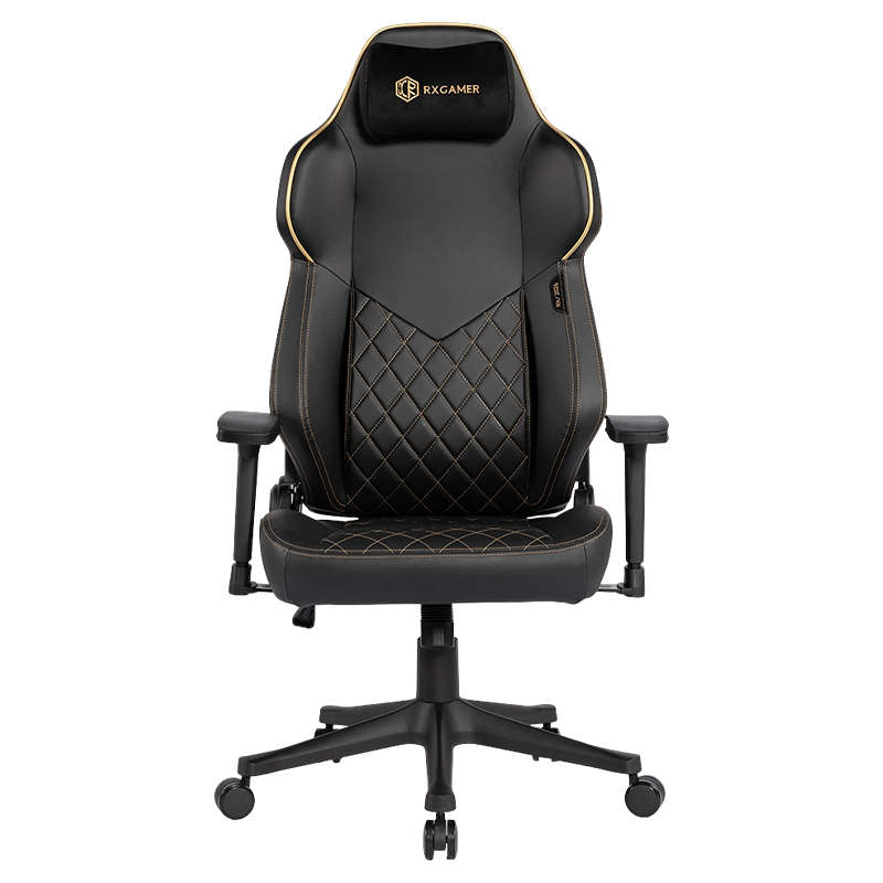 RXGAMER RX-2220 Silla para juegos silenciosa con reposacabezas magnético ajustable 3D