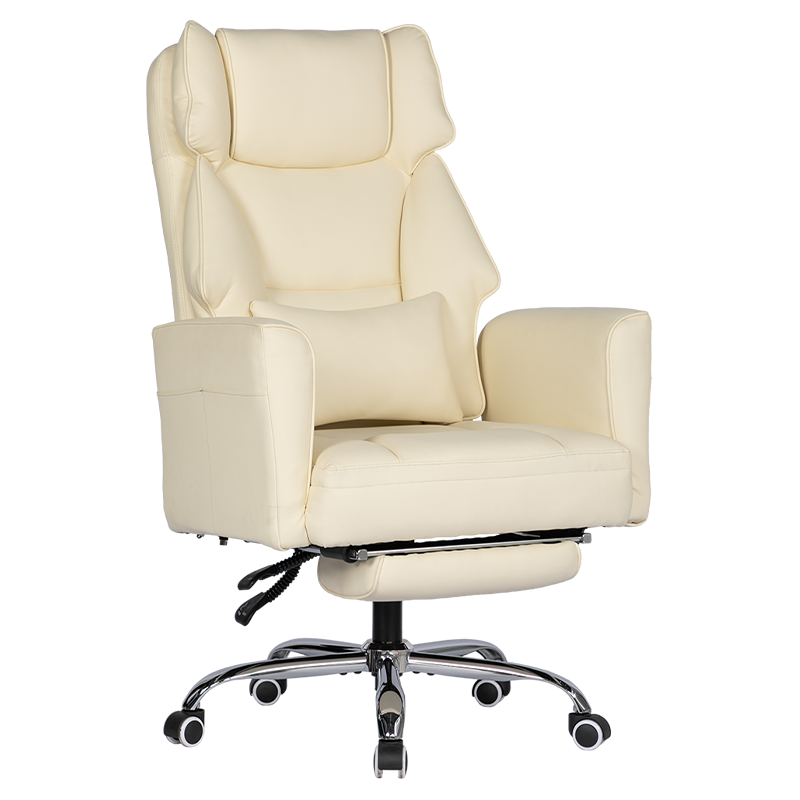 RXGAMER RX-9137 Silla de oficina con calefacción y masaje relajante inteligente con reposapiés