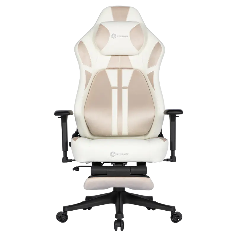RXGAMER RX-2275 Reposacabezas magnético Reposabrazos 3D Silla para juegos con ruedas silenciosas