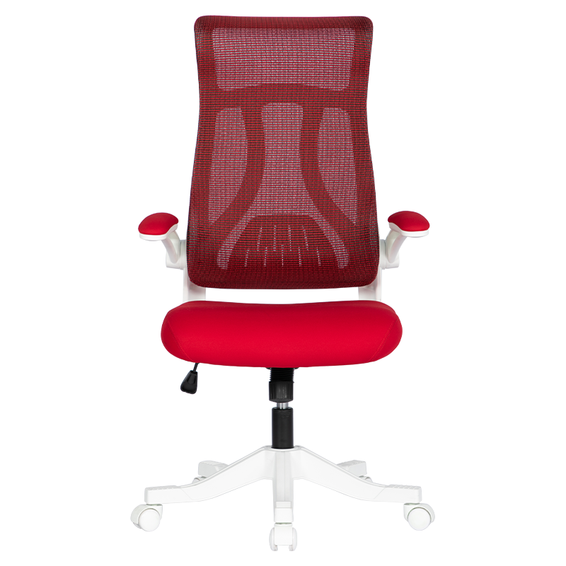 RXGAMER RX-8042 Silla de oficina ergonómica con reposabrazos abatible y ruedas de PU