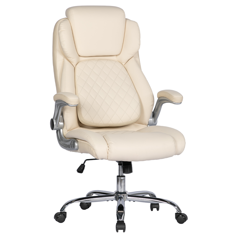 RXGAMER RX-9157 Silla de oficina con reposacabezas ajustable en altura y inclinación con ruedas de PU
